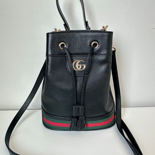 구찌 오피디아 버킷백 스몰 블랙