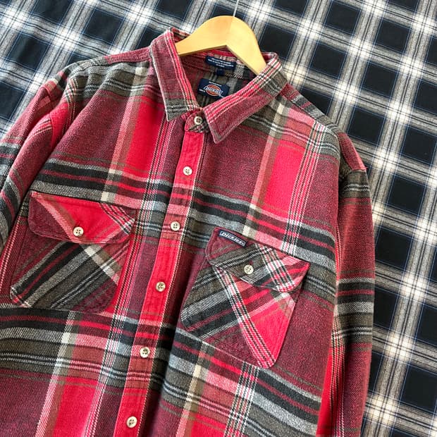 디키즈 빅사이즈 체크셔츠 3xl