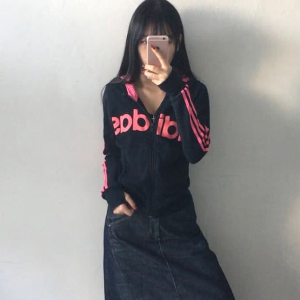 아디다스 사이드라인 후드집업