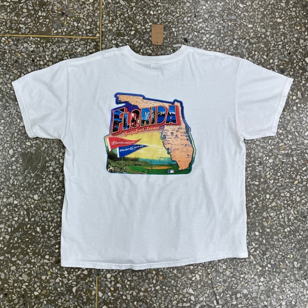 00s MLB 자몽 리그 티셔츠 XL