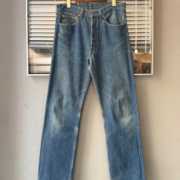 Levi's 501 90s USA washed denim pants