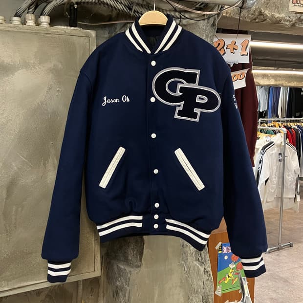 홀로웨이 바시티 자켓 네이비 M #csz3543