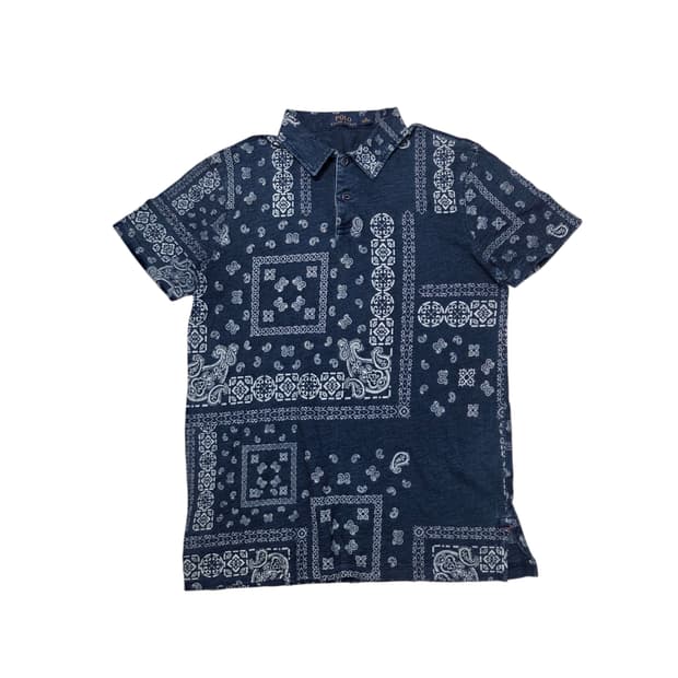Polo Ralph Lauren 폴로 랄프로렌 페이즐리 패턴 반팔 카라티