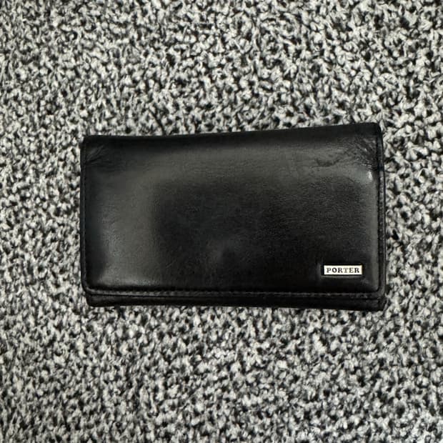 요시다포터 블랙 키케이스 카드지갑