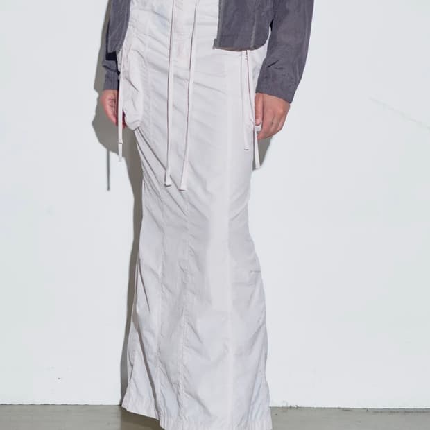 Sculptor Parachute Cargo Maxi Skirt