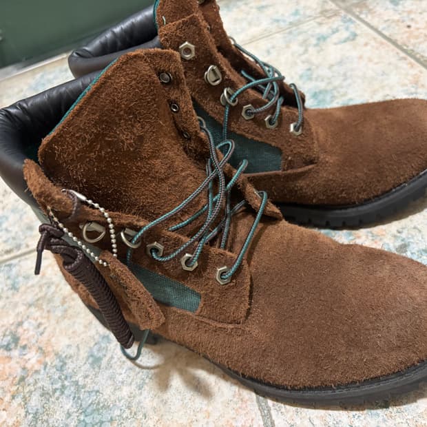 팀버랜드 x 디스이즈네버댓 6인치 부츠 브라운 - 와이드