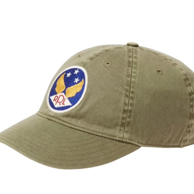 RRL 더블알엘 가먼트 다잉 트윌 볼캡 그린