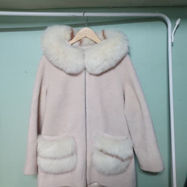 A&D 아뜰리에 사가퍼 양모 폭스 코트 95