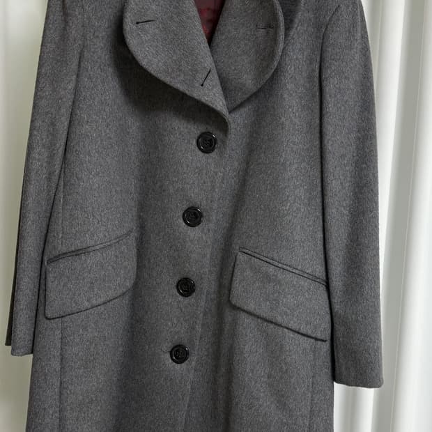 비비안웨스트우드 그레이 울코트 38