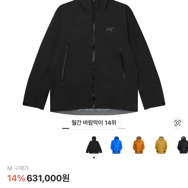아크테릭스 베타 자켓