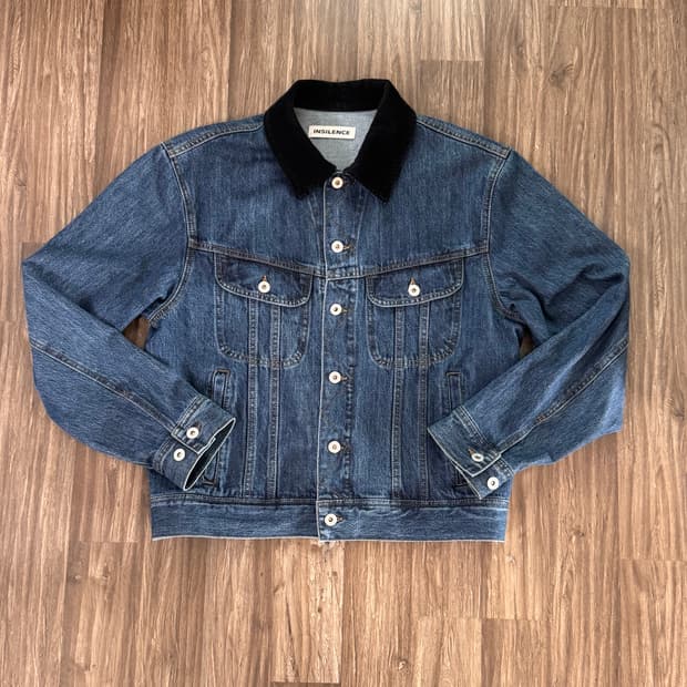 Insilence denim work crop jacket s사이즈