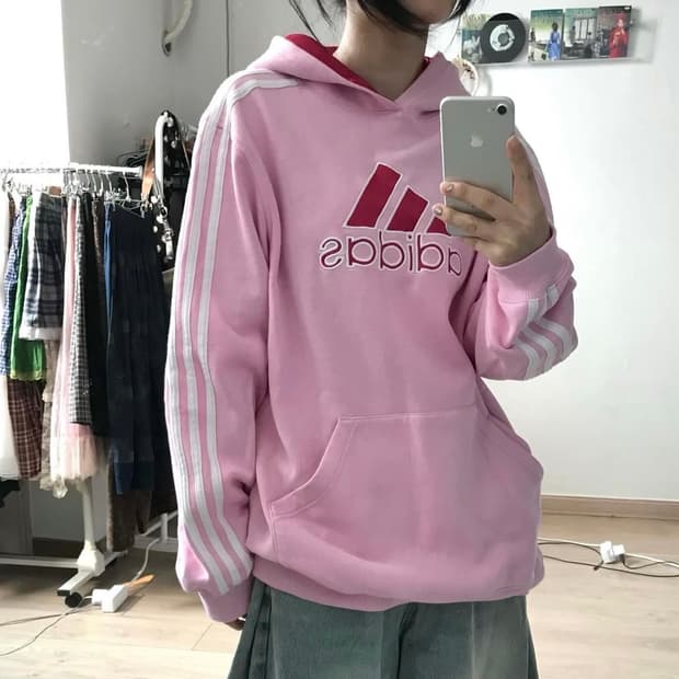 미라이클립 아디다스 후드티 빈티지