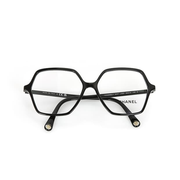 샤넬 스퀘어 블랙 안경 블루라이트 선글라스 CH3447