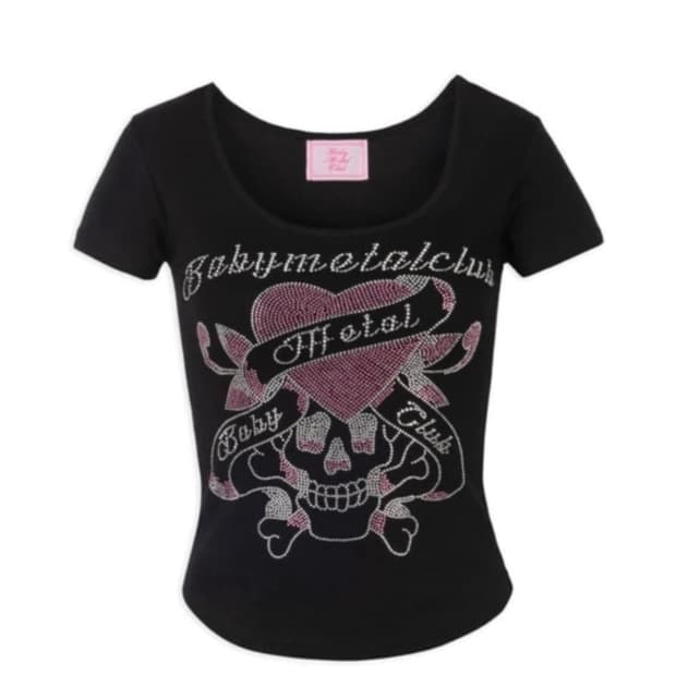 베이비메탈클럽 스컬티 블랙