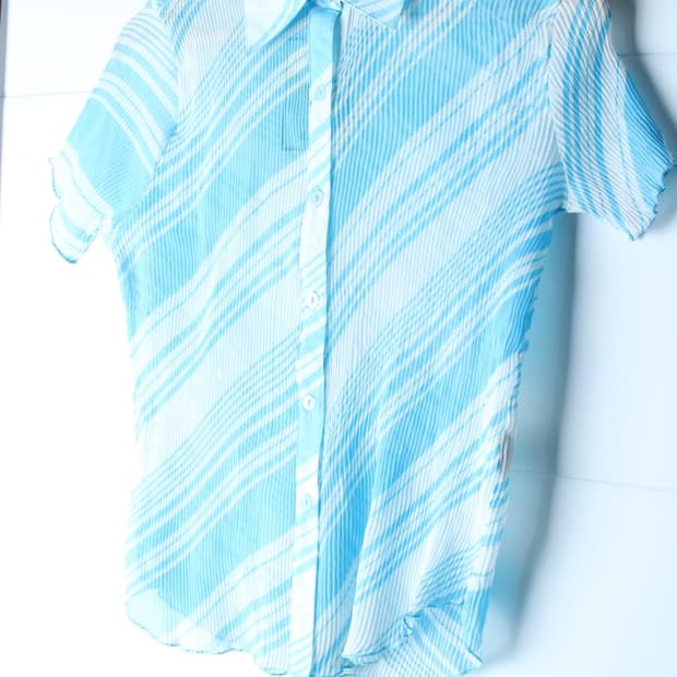 W(L-XL) 브랜드빈티지 반팔 카라 티셔츠 셔츠 남방-H36585
