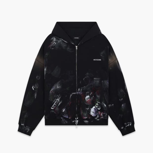 WE11DONE 웰던 멀티 컬러 집업 후디