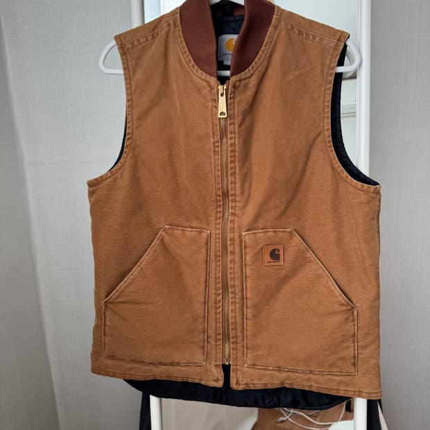 칼하트 브라운 퀼팅 조끼 Carhartt Vest