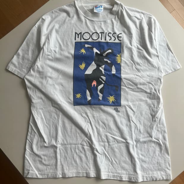 1988 mootisse 앙리마티스 패러디 아트티셔츠 xl