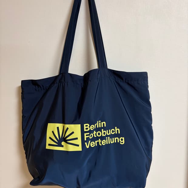 베를린포토북디스트리뷰션 토트백 네이비