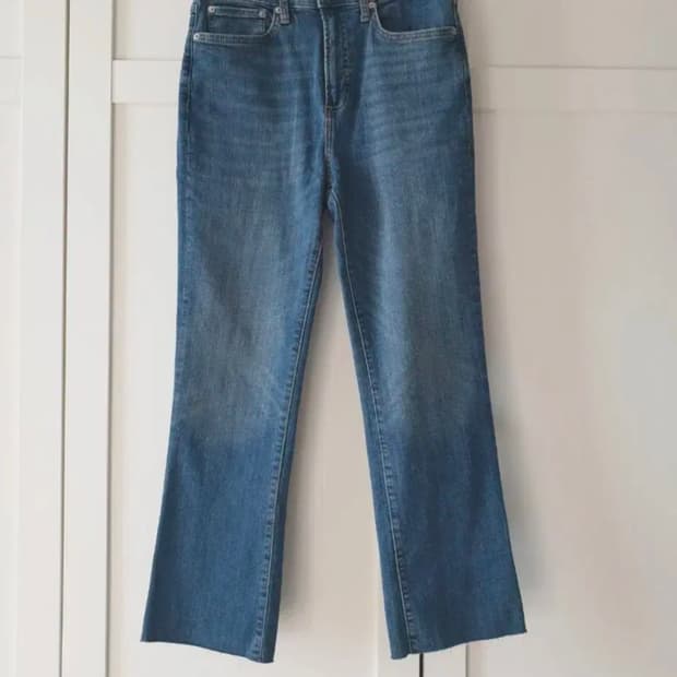 자라 청바지 크롭진