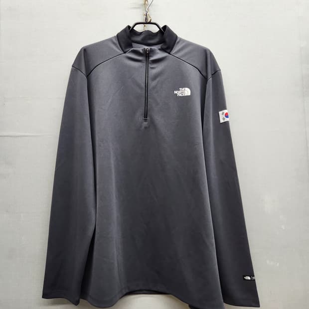노스페이스 태극이 와펜 기능성 반집업 긴팔 110(XL)