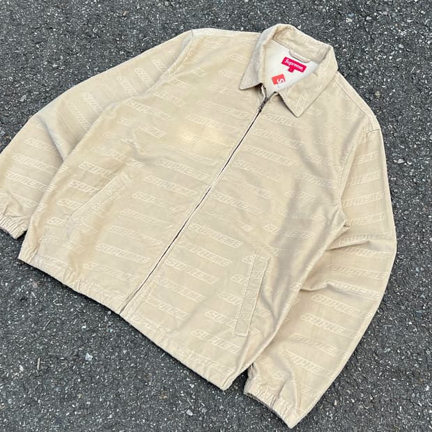 Supreme 18ss Debossed Corduroy Jacket