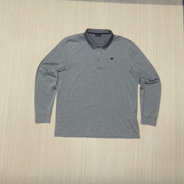 (XL) 잭니클라우스 남성 카라 긴팔 스판 티셔츠