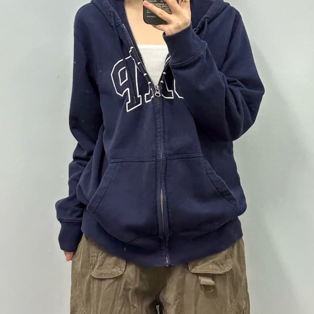 Gap 갭 네이비 후드집업