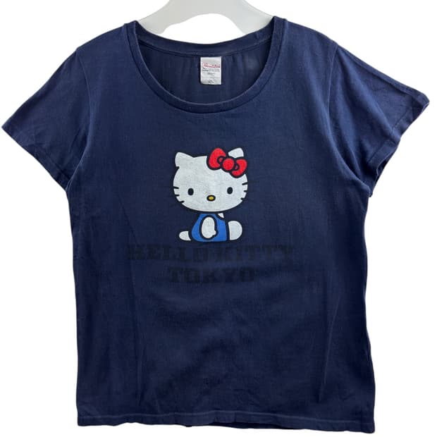 헬로키티 네이비 티셔츠1320