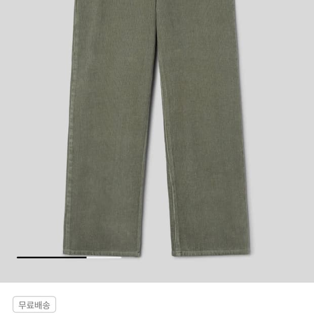 [kuho plus] Corduroy Pants Olive 01size