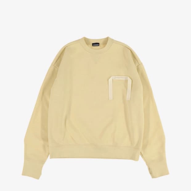 자크뮈스(Jacquemus )라이트 옐로우 스웻셔츠 M