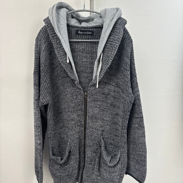 HEAVEN AND EARTH 펑키 후드 보카시 집업