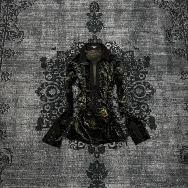 Tornado mart 00s archive lace up velour