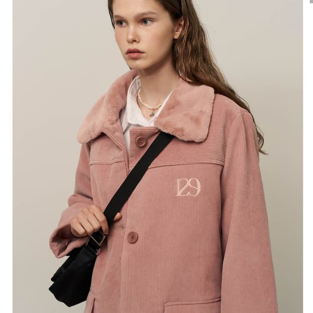 일리고 코듀로이 퍼 자켓