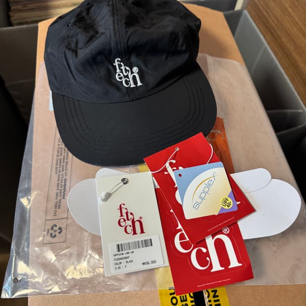 FETCH SUPPLEX LOGO CAP 페치선데이 로고 캡 새제품