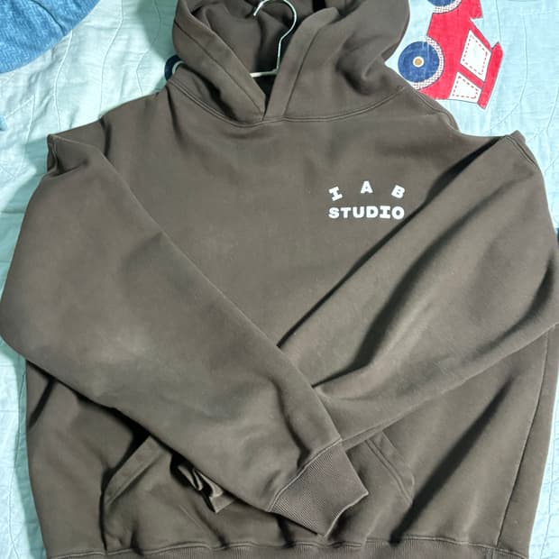 아이앱 후드티 브라운 L