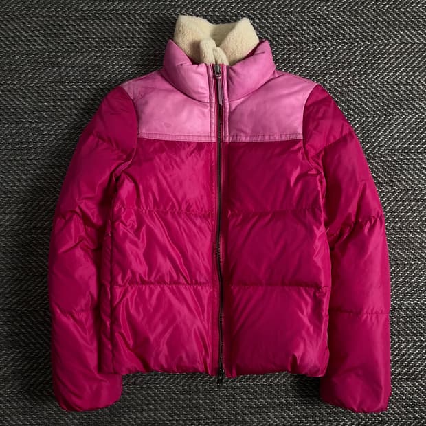 코치 우먼스 쉐르파 크롭 다운 패딩o 3092