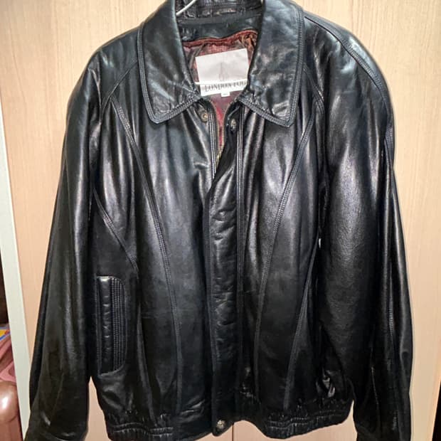 런던포그 양가죽 블루종 자켓 105 