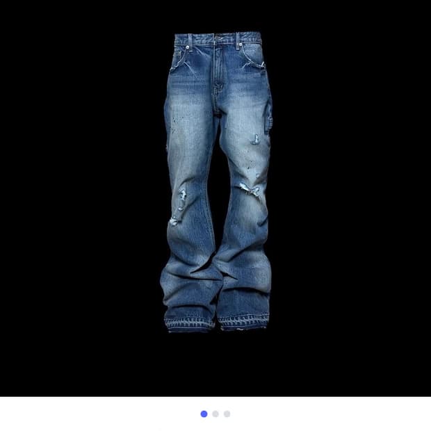 에모스탠스클럽 카펜터 플레어진 1사이즈