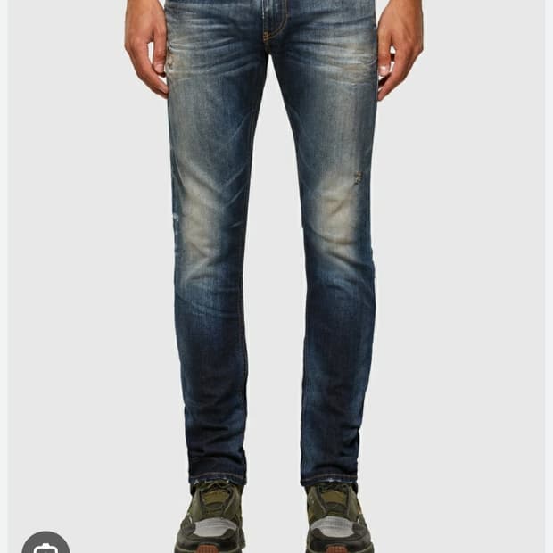 디젤 Diesel 신형탭 토머 데미지리페어 스판슬림스키니 28사이즈