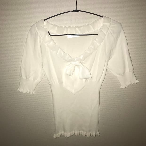 White Fairy short blouse 화이트 페어리 블라우스