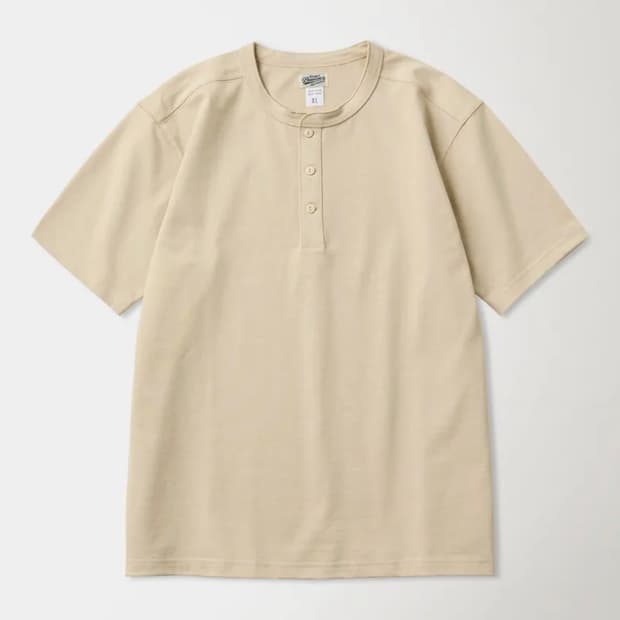 브론슨 헨리넥 반팔 3xl 베이지