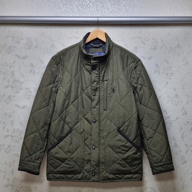 [L/100] 폴로 sussex 퀼팅 자켓 카키