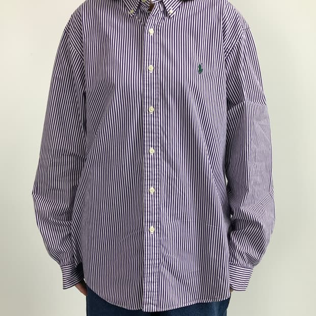 Polo Ralph Lauren Purple Stripe Shirt