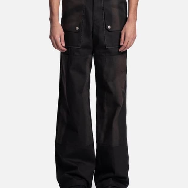 지용킴 23ss 더블니 팬츠 M