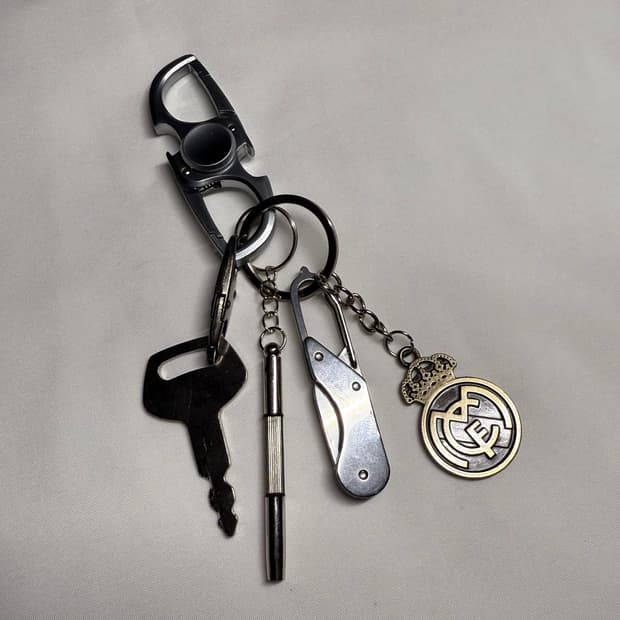 Real Madrid Knife & Key Handmade Keyring