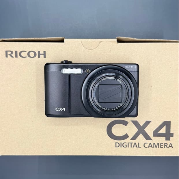 (뽀용필터) 리코 CX4 매트블랙 S급 빈티지 디카 카메라 /캐논 니콘