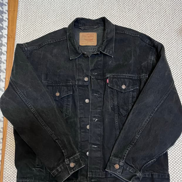 리바이스 90‘s usa 흑청자켓