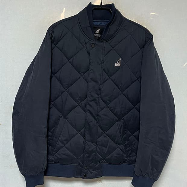 캉골 남자 퀼팅 패딩점퍼 캐주얼 웰론 봄버 L 100