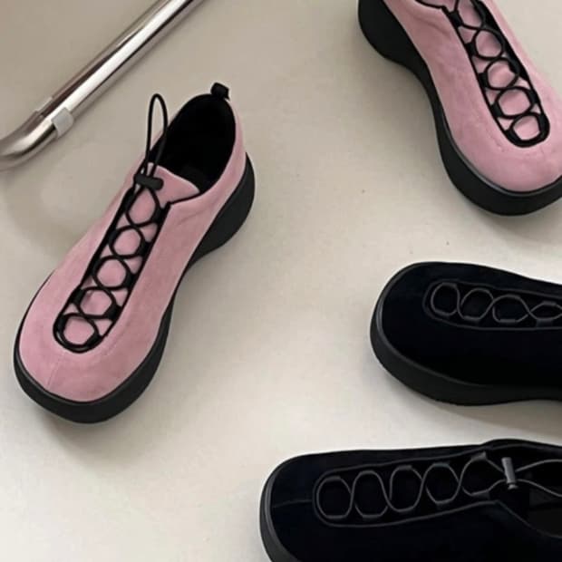 스트링 플랫폼 스니커즈